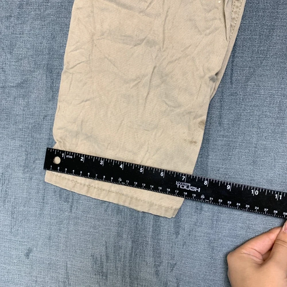 Levi's 514 Jeans Mens 32x30 Beige Denim Cotton Stretch Regular Fit Straight Leg